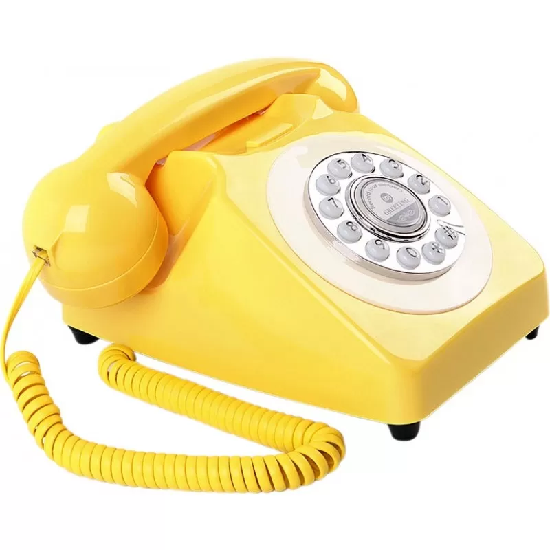 Audio gastenboek Retro geel