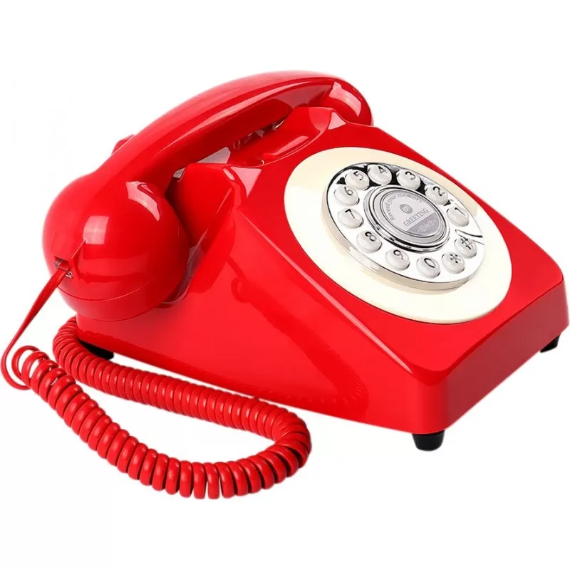 Audio gastenboek Retro rood