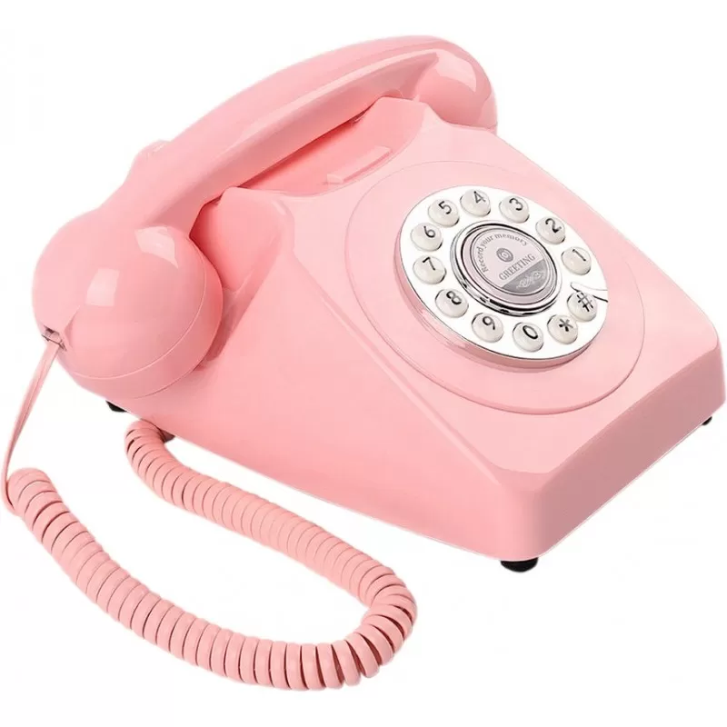 Audio gastenboek Retro roze