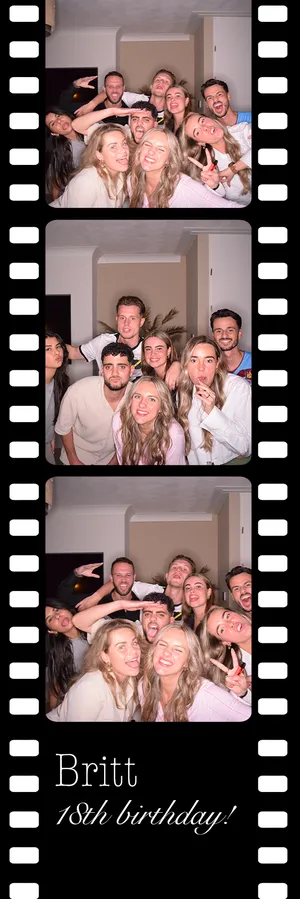 Fotostrip britt - Flitsmoment photobooth