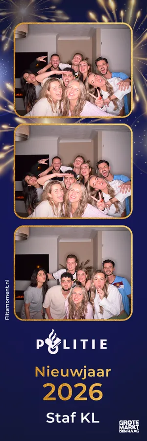 Fotostrip politie - Flitsmoment photobooth