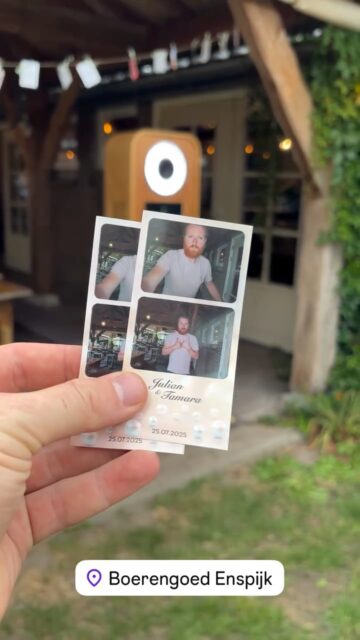 Gefeliciteerd Julian & Tamara met jullie huwelijk! 💍⛪️❤️#flitsmoment #photobooth #boerengoed #photoboothwedding