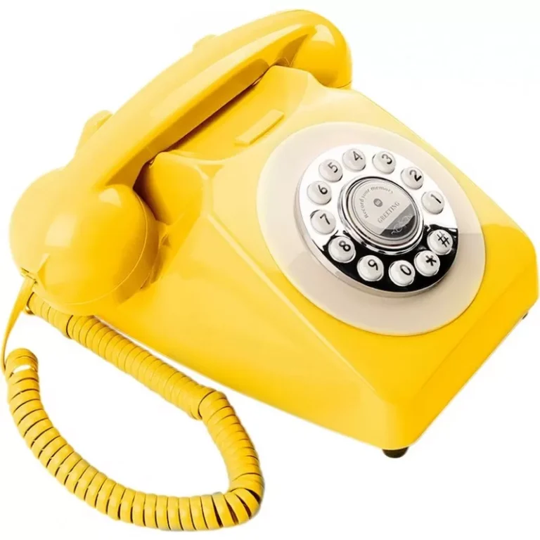Audio gastenboek Retro geel links voor