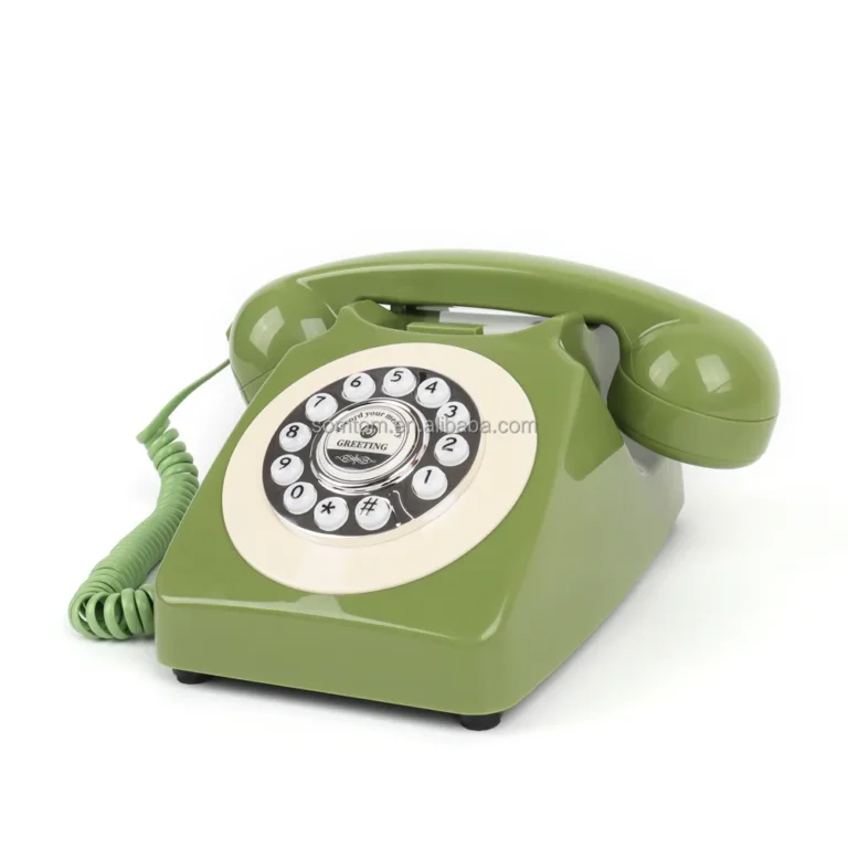 Audio gastenboek Retro groen rechts voor