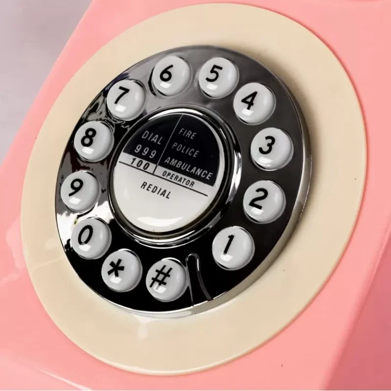 Audio gastenboek Retro roze detail