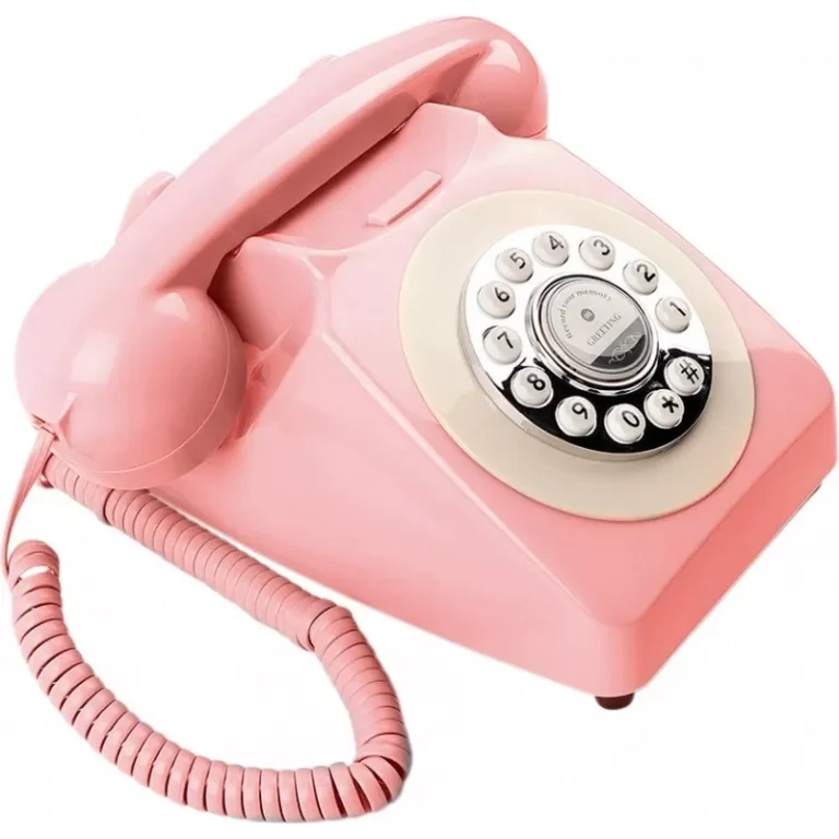 Audio gastenboek Retro roze links voor