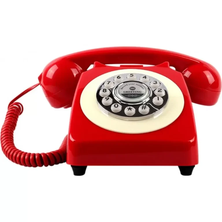 Audio gastenboek Retro rood voorkant onder