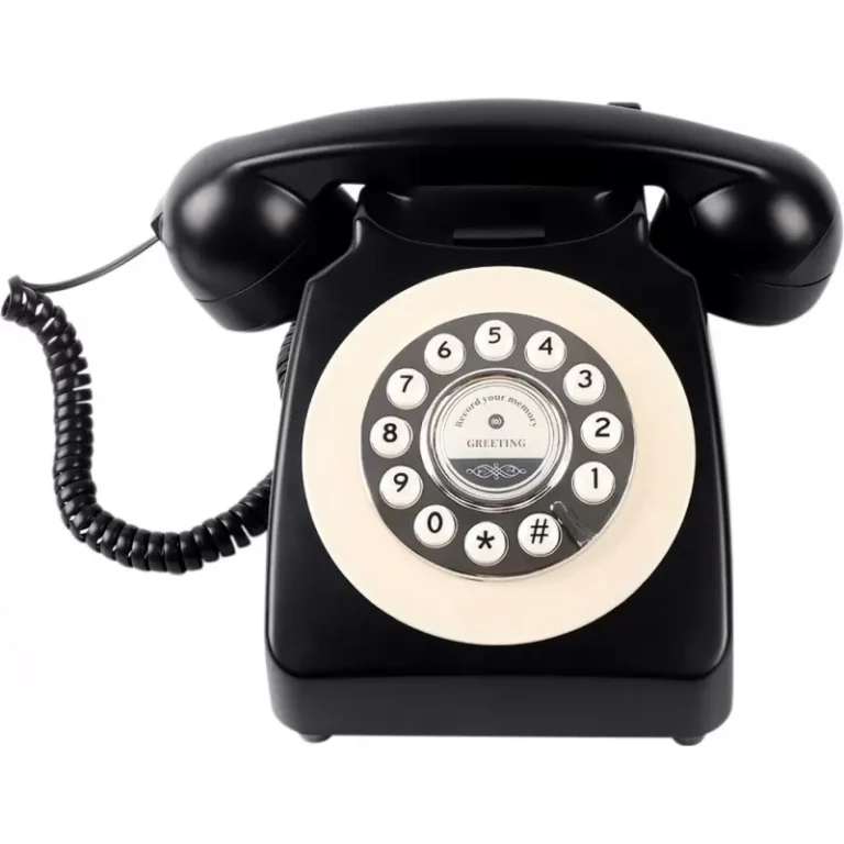 Audio gastenboek Retro zwart voorkant