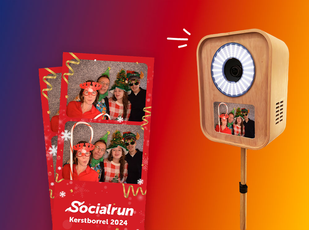 Photobooth huren bedrijfsfeest